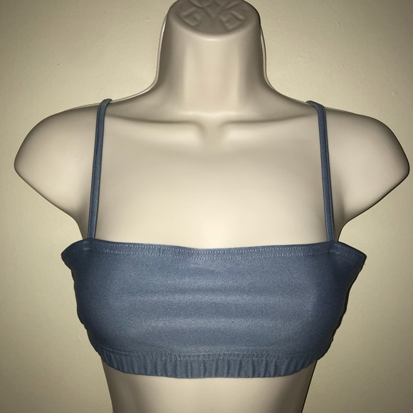 GUC 💜 J.CREW | Blue Gym Sports Bra - Picture 7 of 7